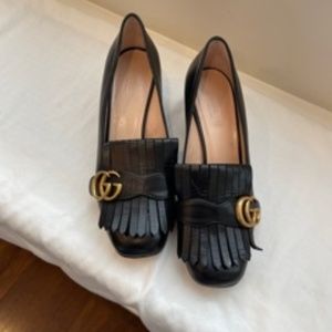 GUCCI Marmont Black Pumps
